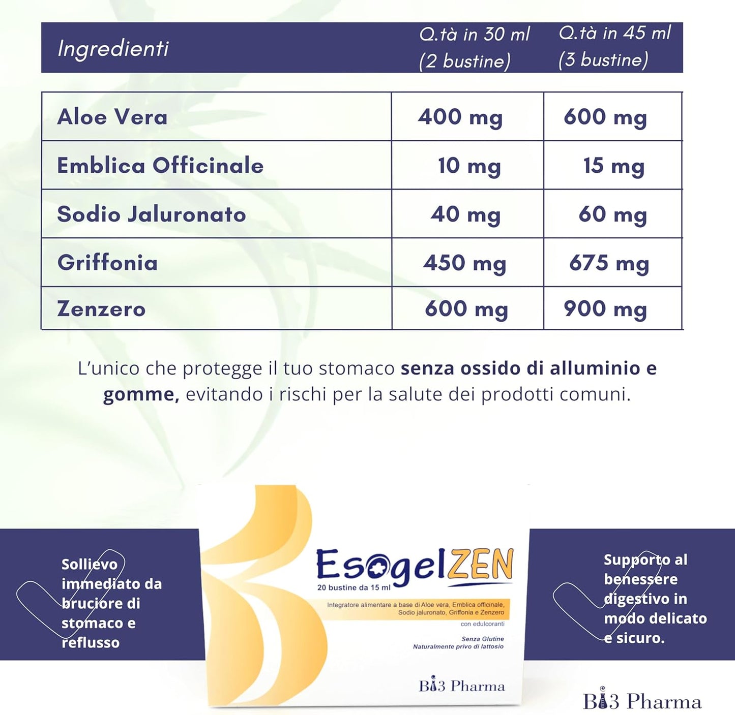 Esogel Zen Integratore Potenziato per Reflusso Gastroesofageo e faringo laringeo