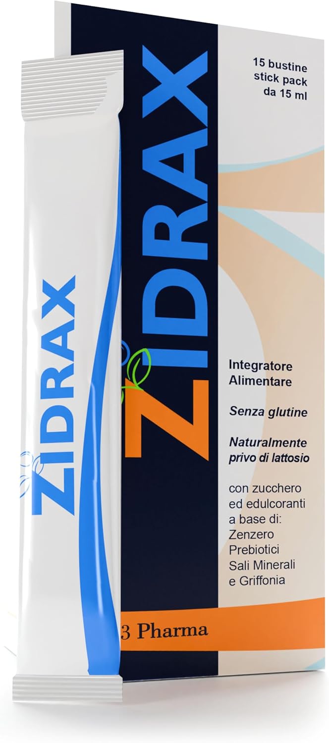 Zidrax Gonfiore Addominale Donna e Uomo